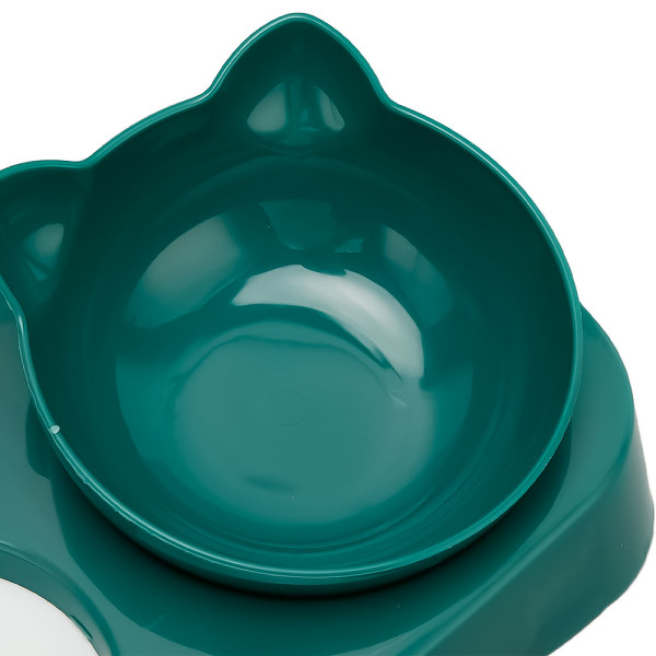 Миска для котов с поилкой Taotaopets 119906 Forest Green 22*28*14см