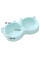 Миска для кошек Taotaopets Cat 123307 двойная пластиковая Blue