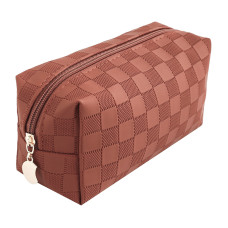 Женская косметичка 34030 несессер органайзер дорожная бьюти кейс Brown
