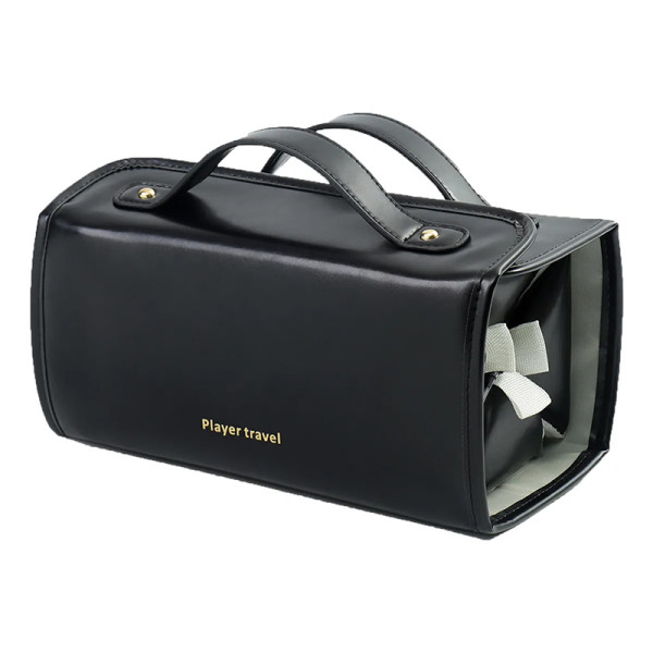 Женская косметичка SHY-02 несесер органайзер дорожная бьюти кейс Black