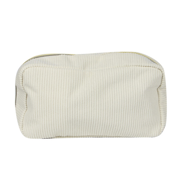 Женская косметичка ZUO 571 несесер органайзер дорожная бьюти кейс вельветовая Beige