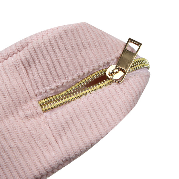 Женская косметичка ZUO 571 несесер органайзер дорожная бьюти кейс вельветовая Pink