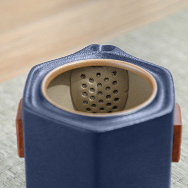 Дорожный набор 45521 для чайной церемонии из 7 предметов керамический Dark Blue