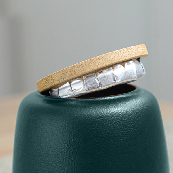 Дорожный набор 45521 для чайной церемонии из 7 предметов керамический Dark Green