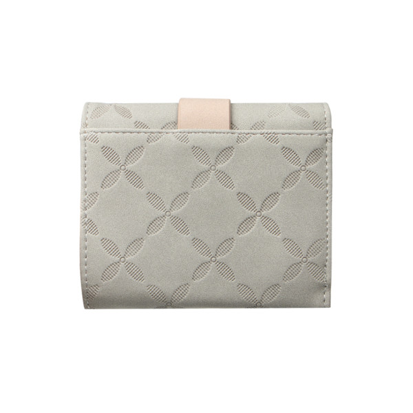 Женский кошелек Prettyzys 987 клатч с пряжкой повседневный Gray