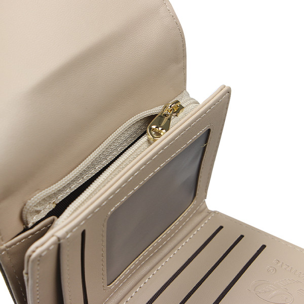 Женский кошелек Prettyzys 987 клатч с пряжкой повседневный Red