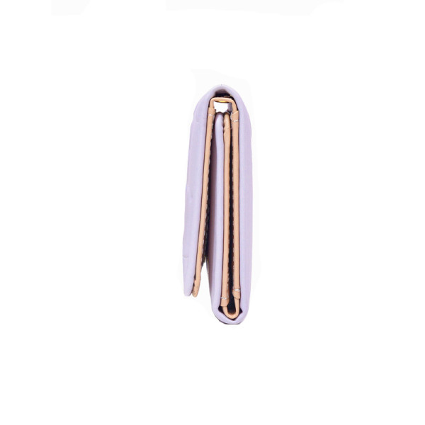 Женский кошелек EASTERN STAR C325-44 для карт повседневный с принтом кролика пушистым шариком Violet