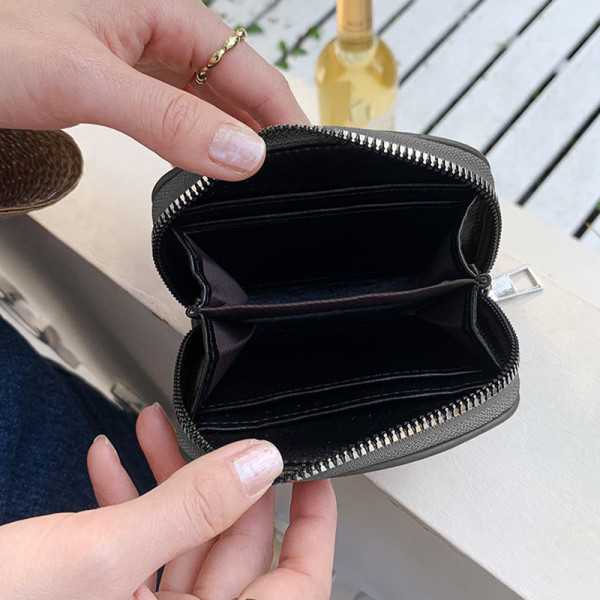 Женский кошелек EASTERN STAR C508-1 для купюр карт и монет на молнии повседневный Black