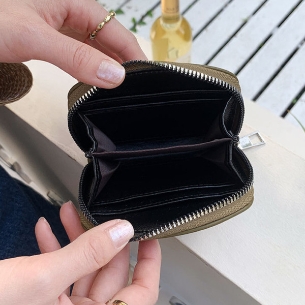 Женский кошелек EASTERN STAR C508-1 для купюр карт и монет на молнии повседневный Dark Green