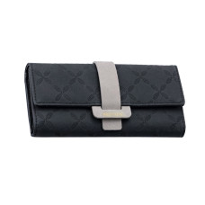 Женский кошелек Prettyzys PT18-989 клатч с пряжкой повседневный Black