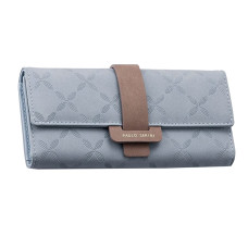 Женский кошелек Prettyzys PT18-989 клатч с пряжкой повседневный Blue