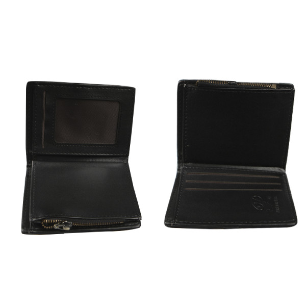 Женский кошелек Prettyzys PT23-2087 клатч с пряжкой повседневный складной  Black