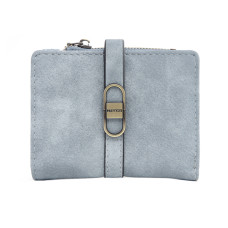Женский кошелек Prettyzys PT23-2087 клатч с пряжкой повседневный складной  Blue