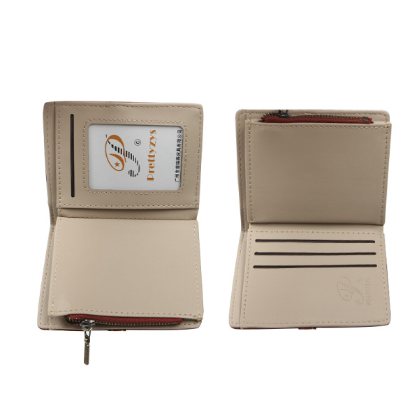 Женский кошелек Prettyzys PT23-2087 клатч с пряжкой повседневный складной  Burgundy