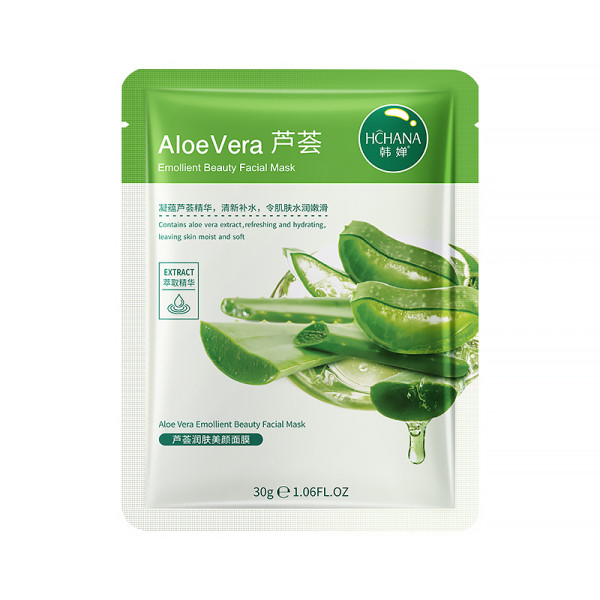 Маска для лица тканевая Hchana Moisturizing and Soothing Mask Aloe Vera