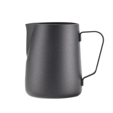 Питчер молочник для кофе Ecocoffeetools LH3560B с тефлоновым покрытием для взбивания молока с длинным носиком Black 600 мл