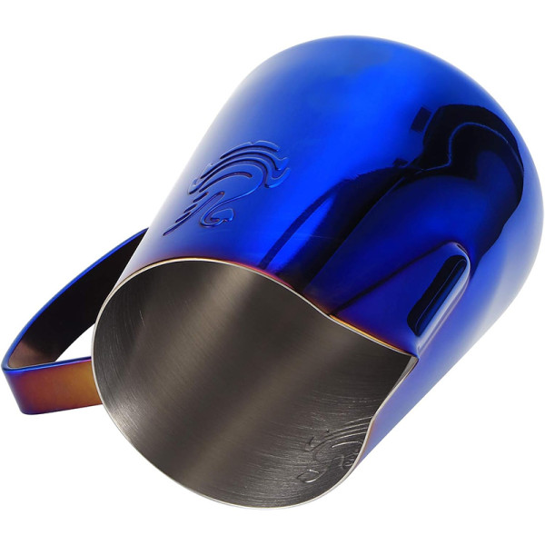 Питчер для молока JibbiJug молочник для вспенивания нержавеющая сталь градиент 400 мл Blue