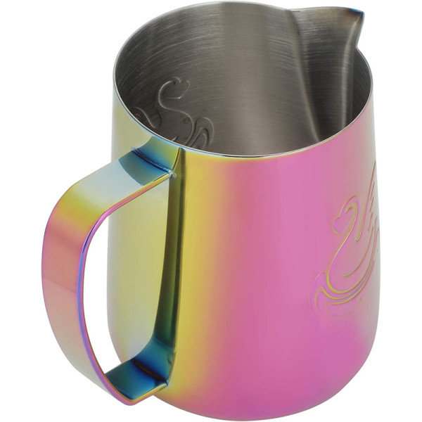 Питчер для молока JibbiJug молочник для вспенивания молока нержавеющая сталь градиент 600 мл Pink