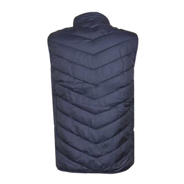 Жилетка с подогревом от повербанка USB M01-9S Blue 9 зон подогрева для туризма рыбалки активного отдыха 2XL