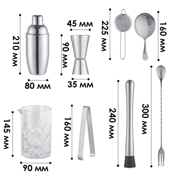 Набор для бара Creation K14-19 14 предметов