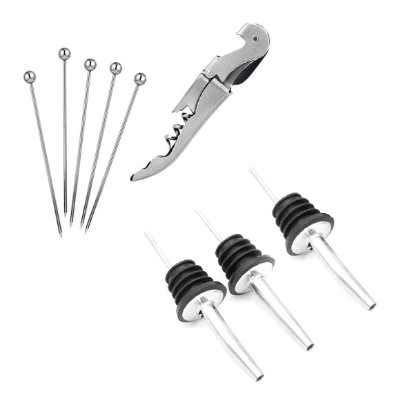 Набор для бара 15 предметов Creation K16-2 с подставкой