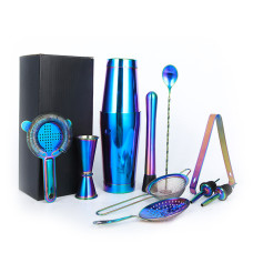 Подарочный набор для бара KM-TZS1 11 предметов барный инвентарь из нержавеющей стали Rainbow