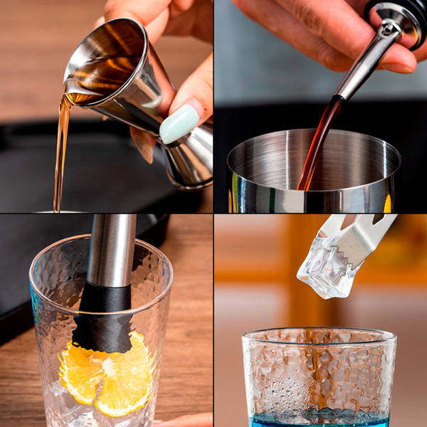 Набор для бара 10 предметов с подставкой Youchen MC-T10