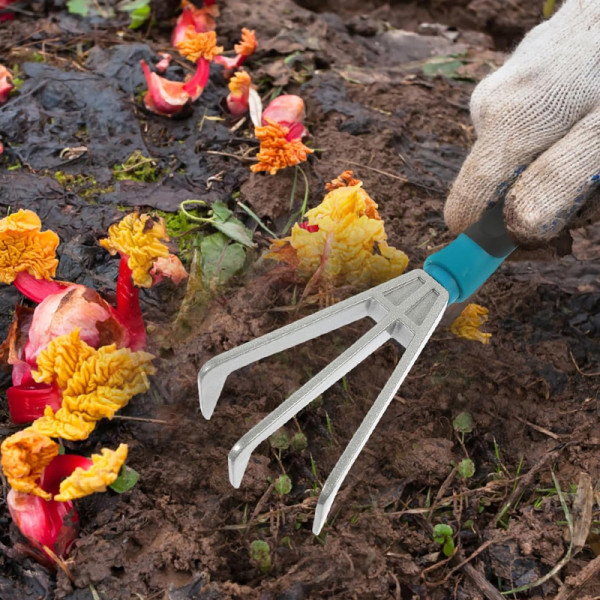 Набор садовый 3 предметов CG-YLT-7803 для дома 2 лопатки 1 грабли