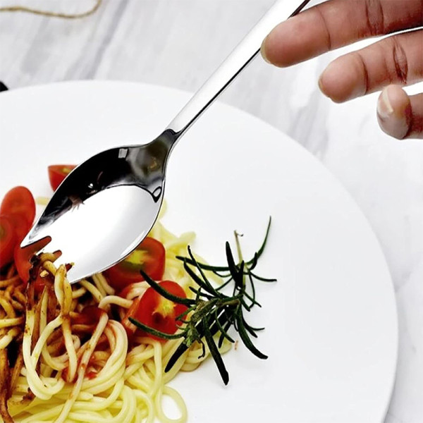 Столовый набор 2 в 1 XDCS-863 для людей с тремором или артритом вилка ложка с фиксатором