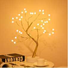 Светильник-ночник Y-2122 настольное Led жемчужное дерево USB светодиодный сенсорный Теплый свет