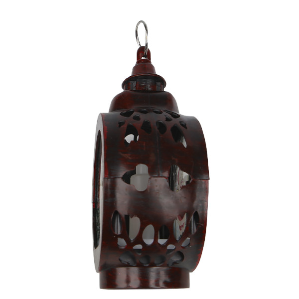 Декоративный фонарь новогодний 3265985 Дед Мороз рождественское украшения для дома Black + Red