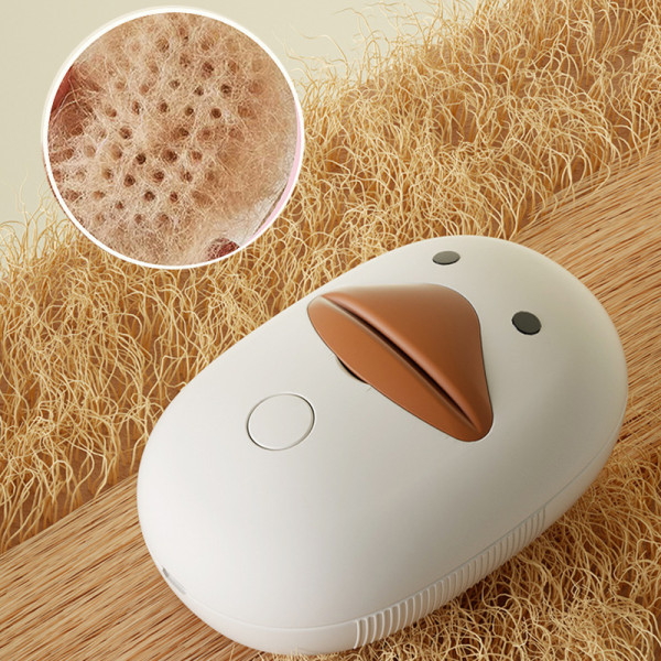 Паровая электрическая расческа Taotaopets 0910006 для чистки и удаления шерсти кошек и собак Beige