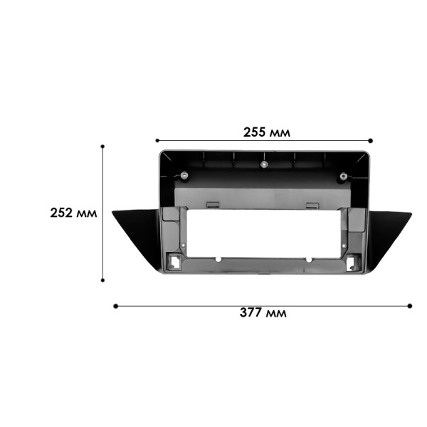 Переходная рамка BMW X1 (E84) 2009-2015 (6841) 10.1"