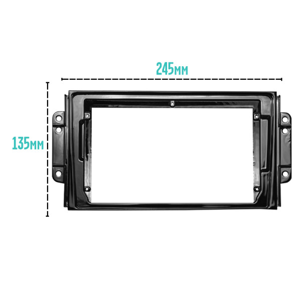 Переходная рамка Chery Tiggo 2, 3 2016+ (7271) 9"