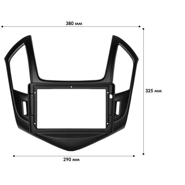 Переходная рамка  Chevrolet Cruze 2012-2016 9" Black