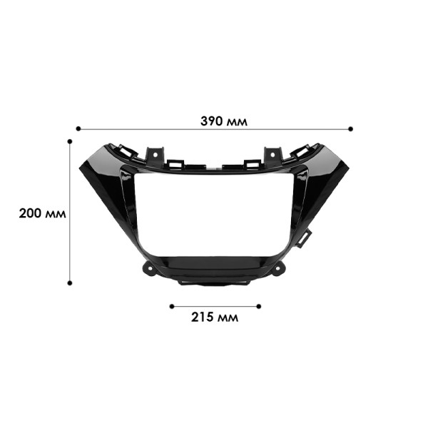 Переходная рамка Chevrolet Malibu 2015-2020 (7686) 9"