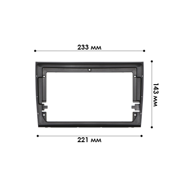 Переходная рамка Fiat Bravo (198) 2006-2016 (7256) 9"