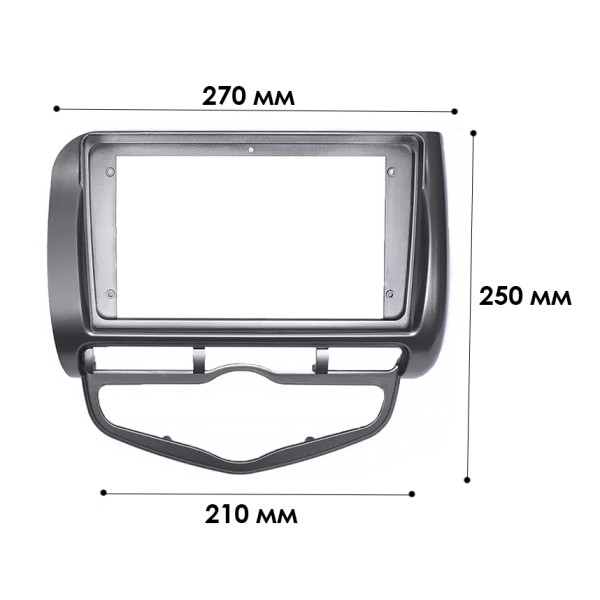 Переходная рамка Honda Fit Jazz 2002-2008 Auto AC (6331) 9"
