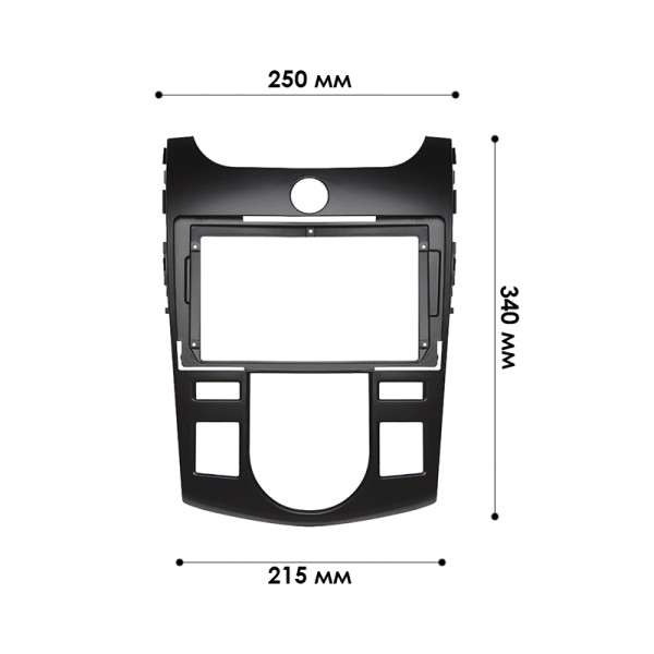 Переходная рамка Kia Cerato (TD) Forte (TD) 2009-2012 AC (6396) 9"