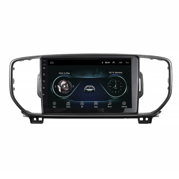 Переходная рамка Kia Sportage 4 2015-2018 9" (TK 0033) Black