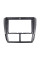 Переходная рамка Subaru Forester 2008-2012 Impreza 2007-2012 (6875) 9" Black