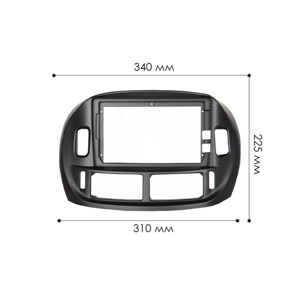 Переходная рамка Toyota Previa Estima 2000-2006 (6332) 9"