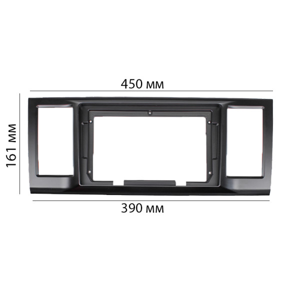 Переходная рамка Volkswagen Caravelle (T6) 2015-2019 (6790) 9"