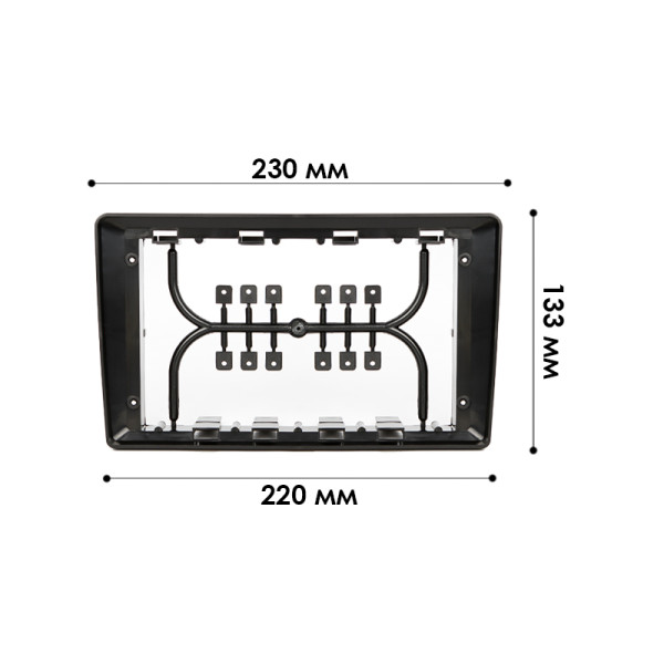 Переходная рамка Volkswagen Passat B5 1996-2005 (7492) 9"