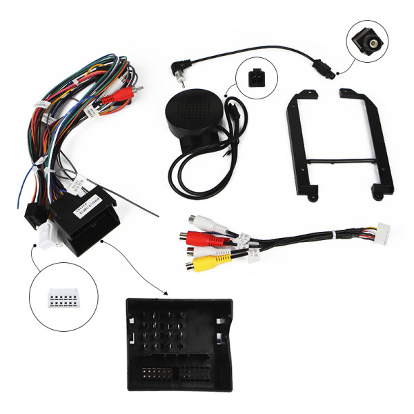 Штатный комплект переходная рамка BMW Mini 2007-2015 (1234-320) 9" + адаптер питания