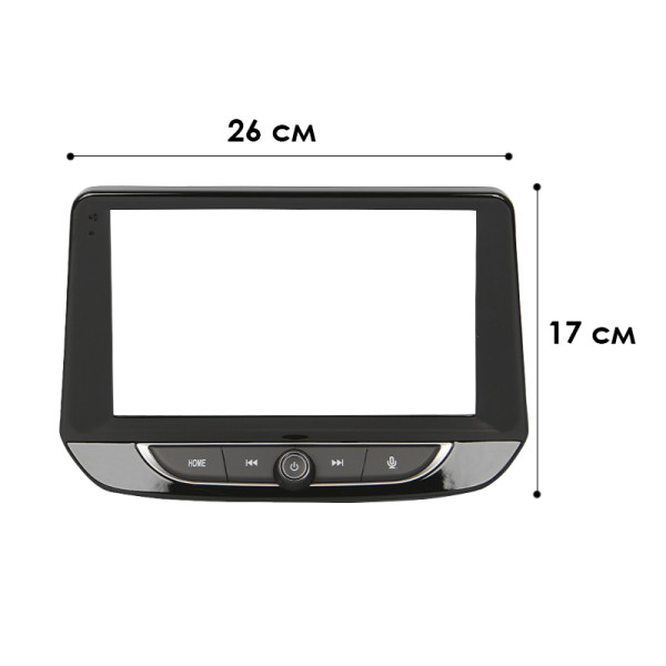 Штатный комплект переходная рамка с проводкой Chevrolet Orlando Onix Cavalier 2020+ (1234-298) 9" + canbus