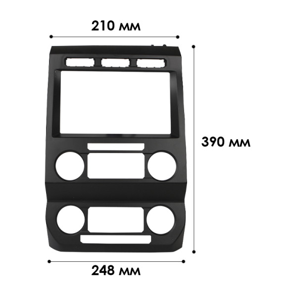 Переходной штатный комплект с проводкой Ford F150 Raptor 2015+ Тип В 9" (1234-300) + canbus
