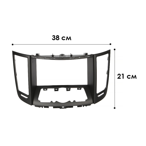 Переходной штатный комплект с проводкой Infiniti FX35 FX37 2009-2012 9" (1234-307) + canbus
