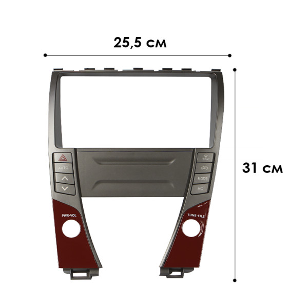Переходной штатный комплект с проводкой Lexus ES 350 2006-2012 9" (1234-281) + canbus