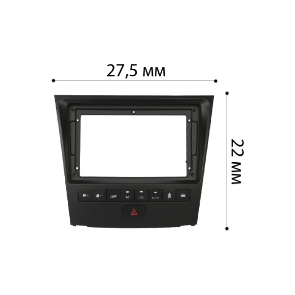 Переходной штатный комплект с проводкой Lexus GS300 S190 GS350 GS400 GS430 GS450h GS460 2004-2011 (1234-282) 9" + canbus